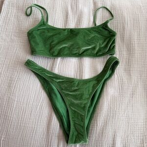 triangl swimwear Olive Green Two-Piece Bikini